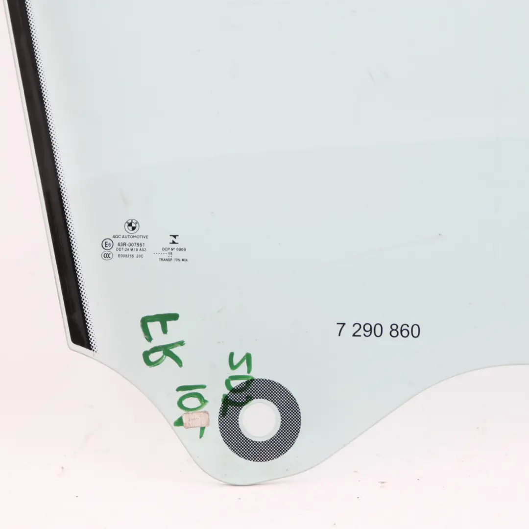 Window Glass BMW i3 I01 Mega City Vehicle Door Front Right O/S Side to with Part number 7290860 Window Glass BMW i3 I01 Mega City Vehicle Door Front Right O/S Side - SKU 7290860 - Part number 7290860