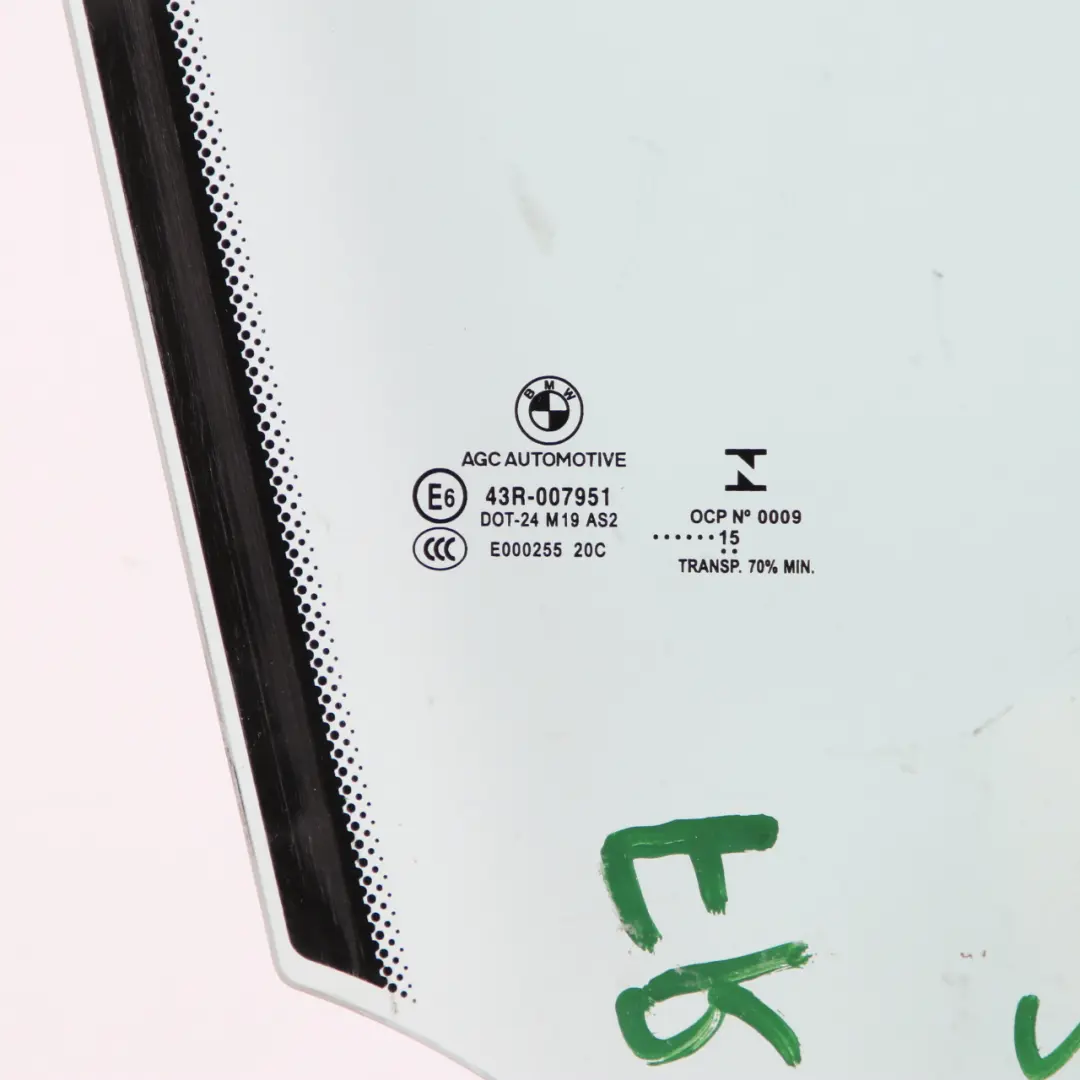 Window Glass BMW i3 I01 Mega City Vehicle Door Front Right O/S Side to with Part number 7290860 Window Glass BMW i3 I01 Mega City Vehicle Door Front Right O/S Side - SKU 7290860 - Part number 7290860