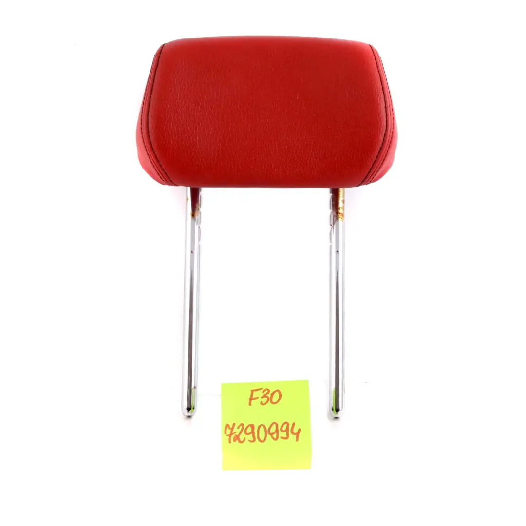 BMW F20 F21 F30 F31 Siège Arrière Gauche Droit Appui tête Cuir Rouge Corail - SKU 7290994 - Numéro de pièce 7290994