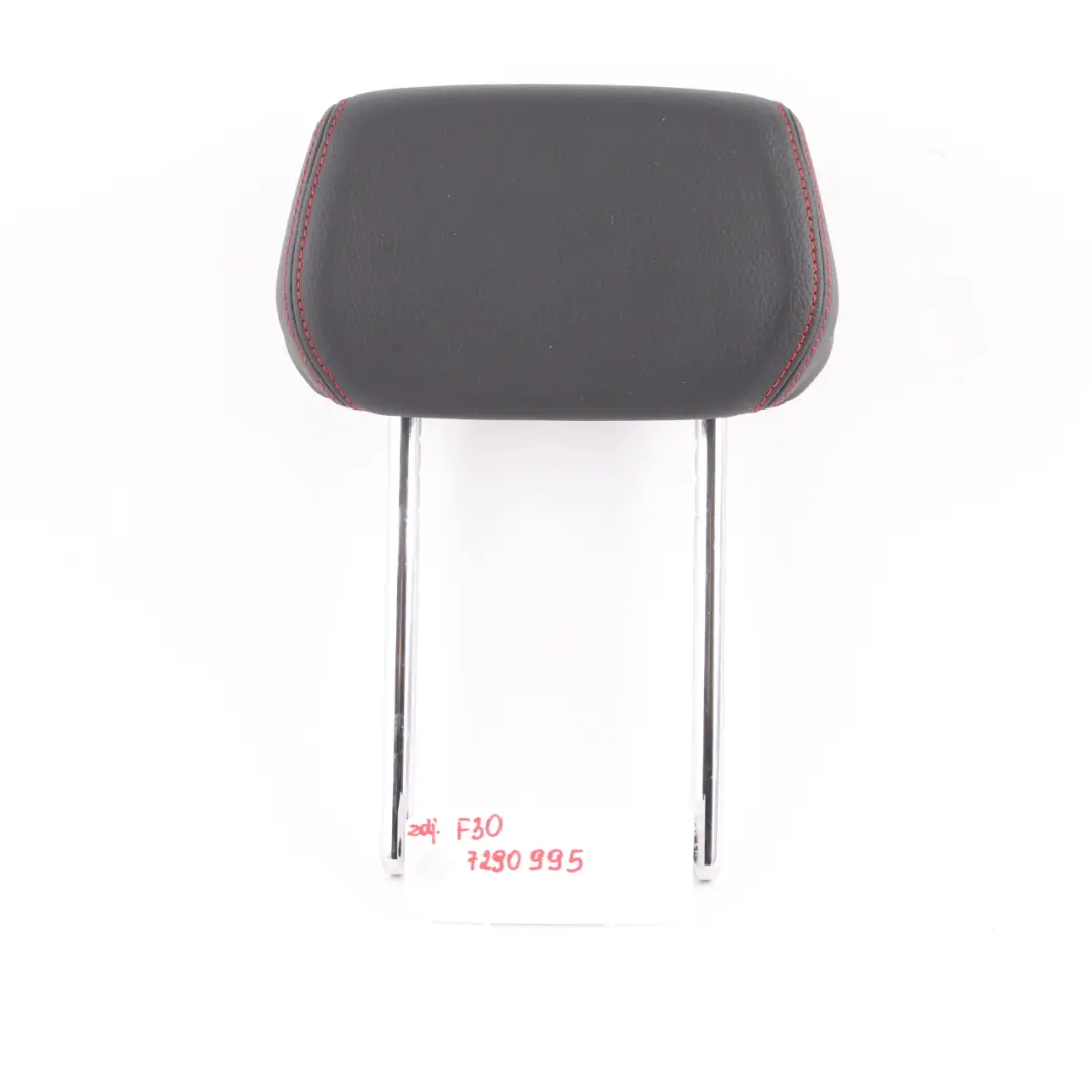 Seat Headrest BMW F20 F30 Rear Left Right N/O/S Head Rest Leather Black Red - SKU 7290995 - Part number 7290995