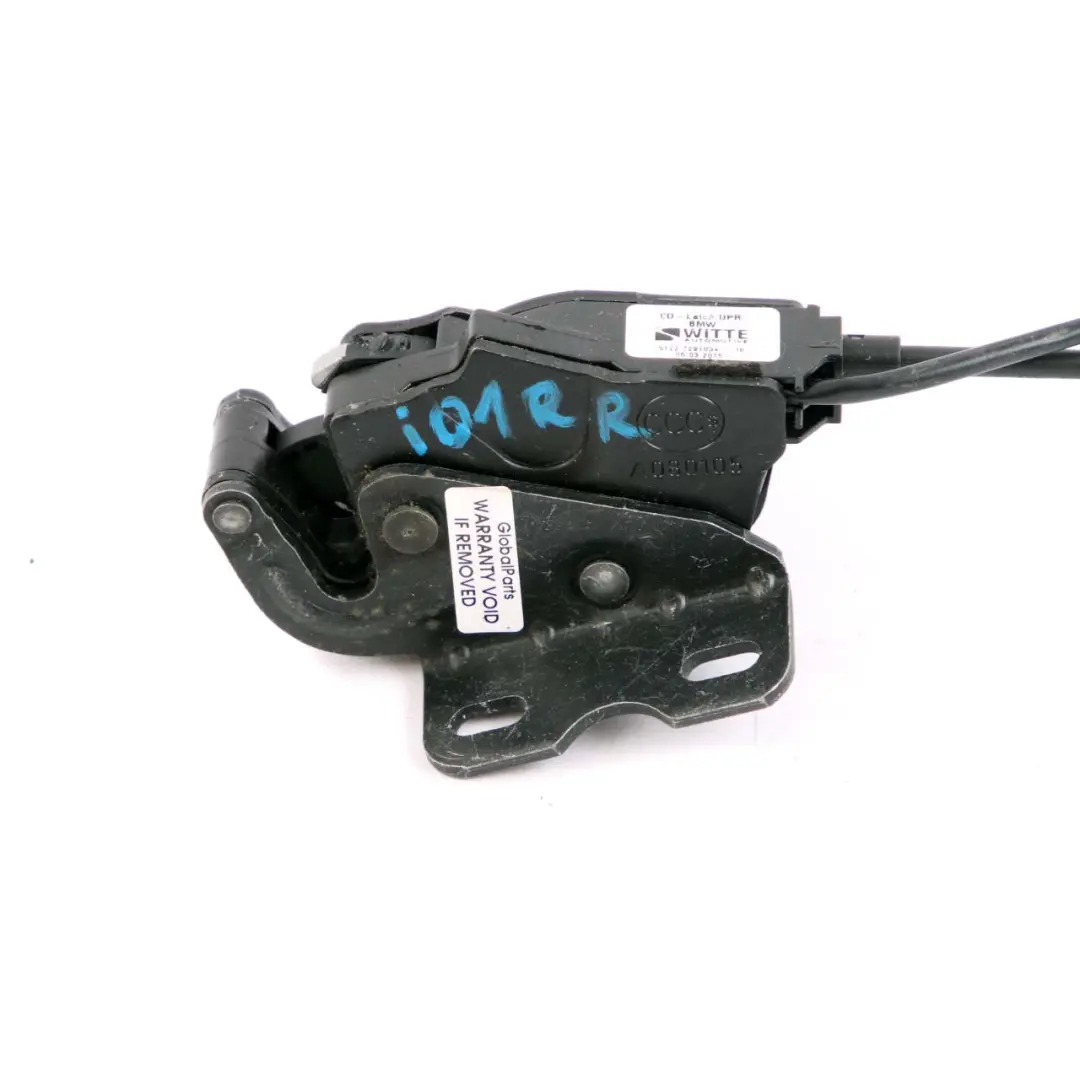 Door Lock BMW i3 I01 System Latch Rear Right O/S Top Catch to with Part number 7291034 Door Lock BMW i3 I01 System Latch Rear Right O/S Top Catch - SKU 7291034 - Part number 7291034