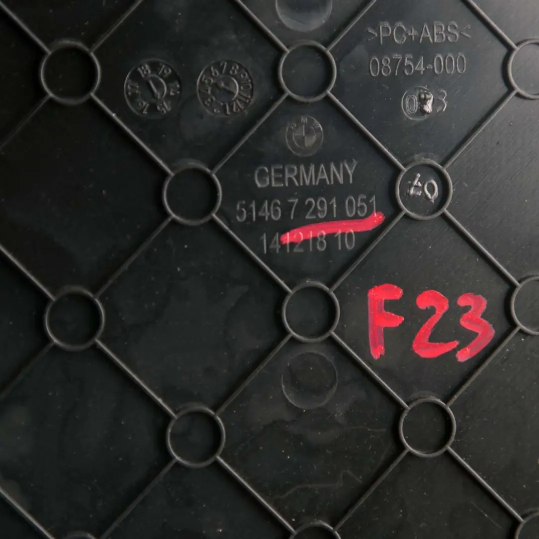 BMW F23 Osłona Ściany Grodziowej Tył - SKU 7291051 - Numer Części 7291051