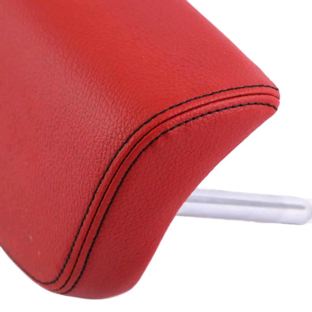 Centre Middle Headrest Leather Coral Red to BMW F20 F21 F30 F31 Rear Seat with Part number 7291117 BMW F20 F21 F30 F31 Rear Seat Centre Middle Headrest Leather Coral Red - SKU 7291117 - Part number 7291117