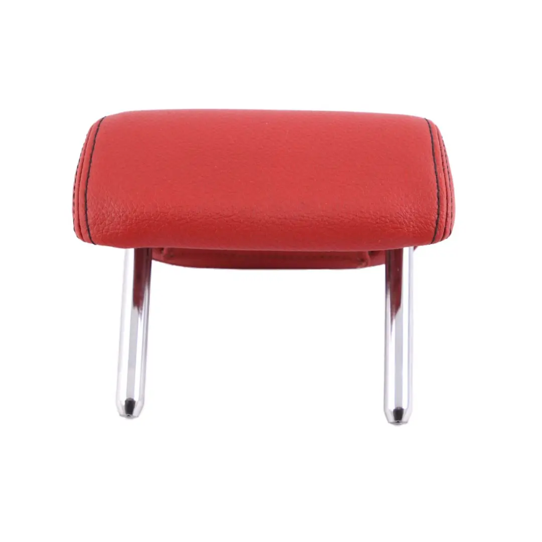 Centre Middle Headrest Leather Coral Red to BMW F20 F21 F30 F31 Rear Seat with Part number 7291117 BMW F20 F21 F30 F31 Rear Seat Centre Middle Headrest Leather Coral Red - SKU 7291117 - Part number 7291117