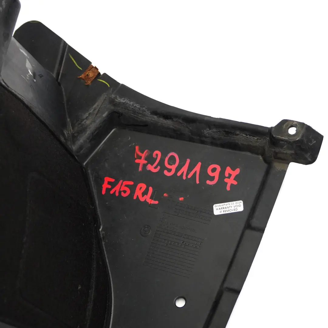 BMW X5 F15 Passage de Roue Avant Gauche Protège-Eclaboussures - SKU 7291197 - Numéro de pièce 7291197