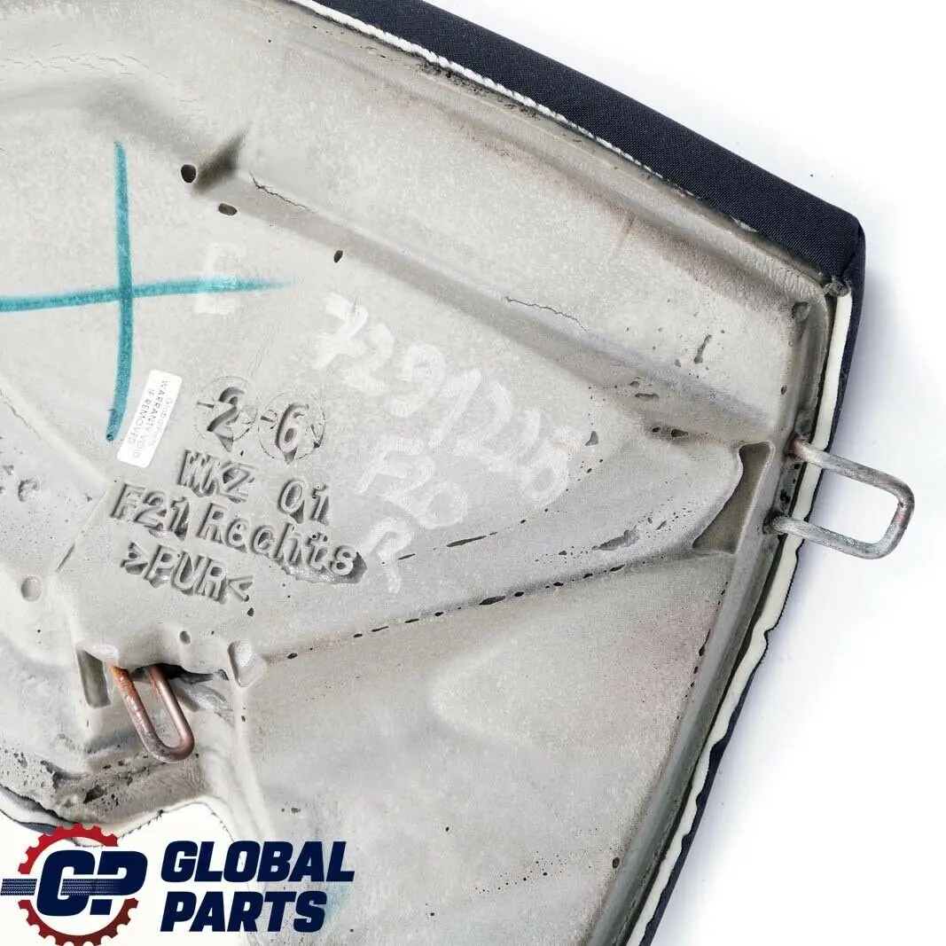 Boczek Kanapa Prawy Tył Materiał Grau do BMW F20 F21 o numerze 7291228 BMW F20 F21 Boczek Kanapa Prawy Tył Materiał Grau - SKU 7291228 - Numer Części 7291228