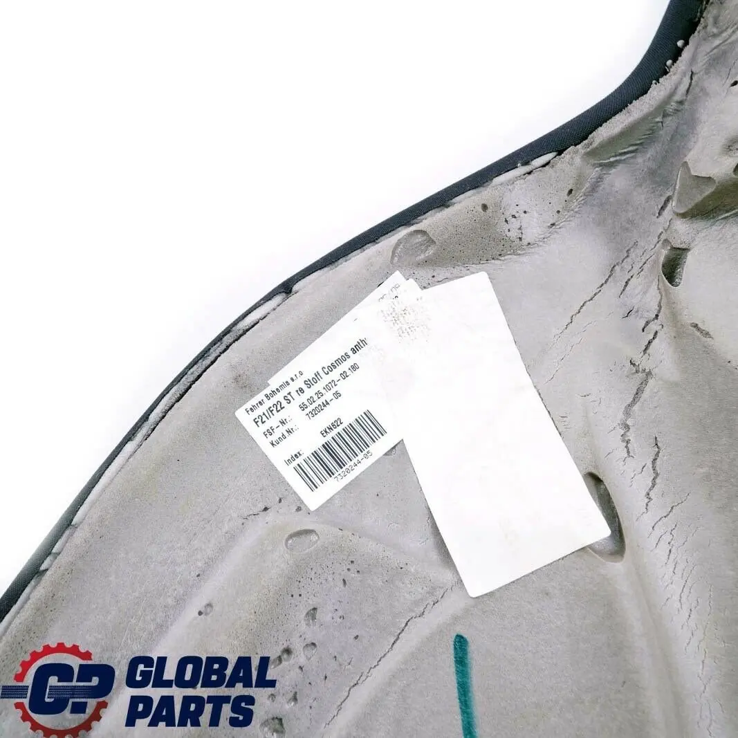 BMW F20 F21 Asiento Trasero Couch Derecho Tela Antracita - SKU 7291228 - Número de pieza 7291228