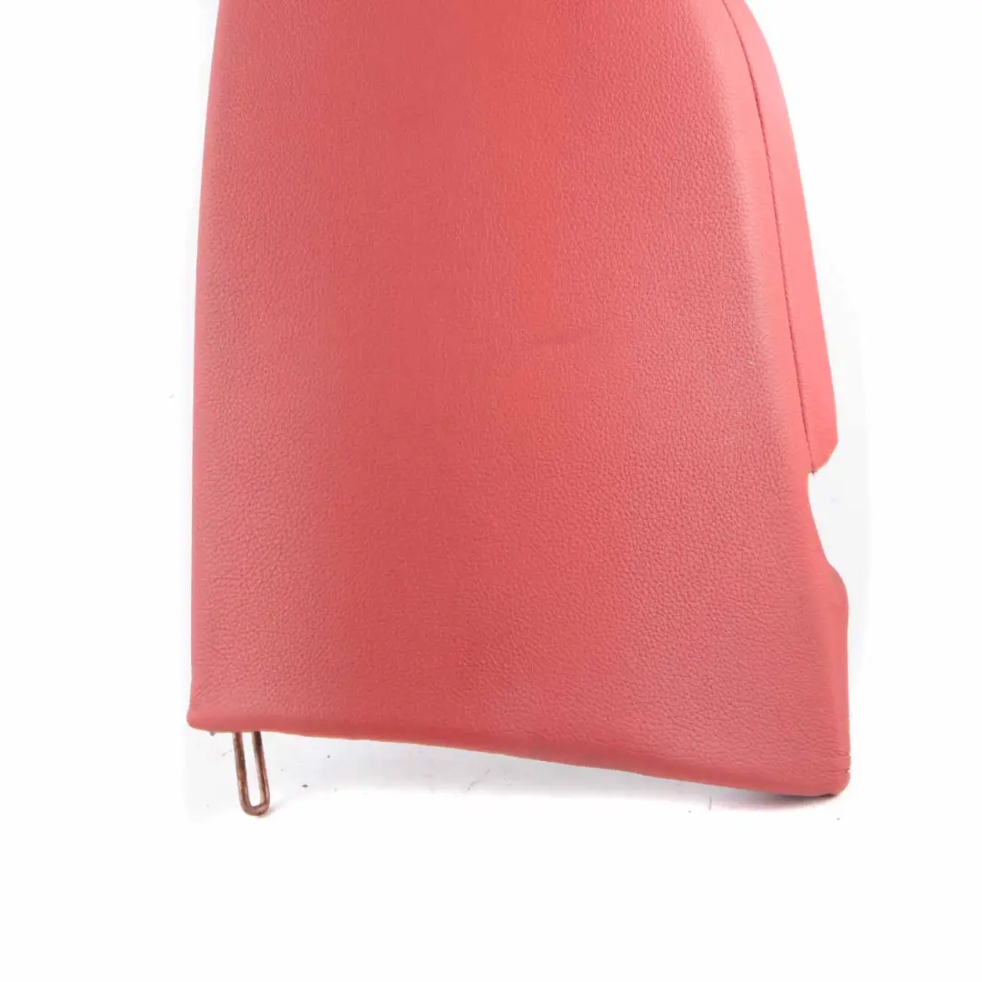 Finisher BMW F20 F21 Rear Right O/S Side Panelling Cover Leather Coral Red to Seat with Part number 7291236 Seat Finisher BMW F20 F21 Rear Right O/S Side Panelling Cover Leather Coral Red - SKU 7291236 - Part number 7291236