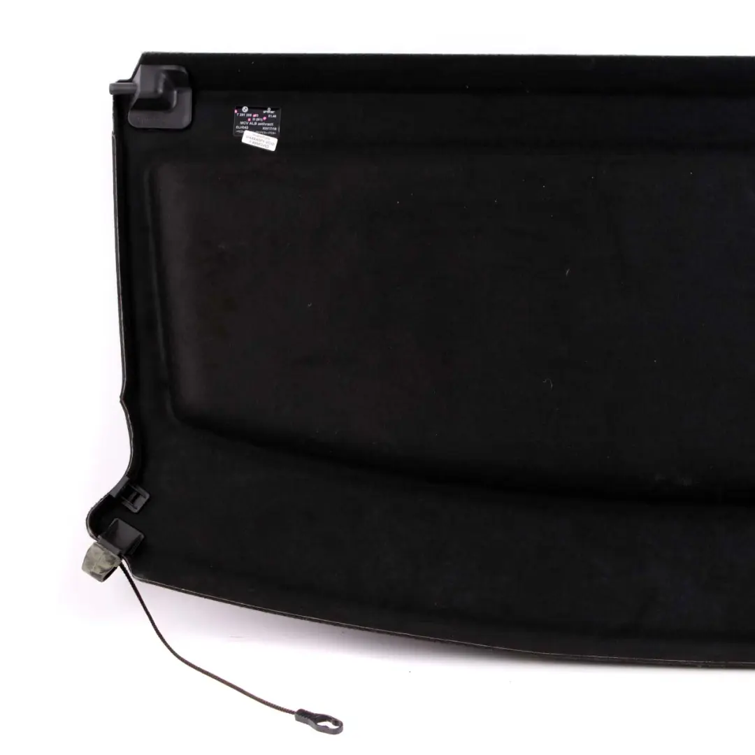 Window Parcel Shelf Boot Trunk Load Cover Black to BMW i3 I01 Rear with Part number 7291358 BMW i3 I01 Rear Window Parcel Shelf Boot Trunk Load Cover Black - SKU 7291358 - Part number 7291358