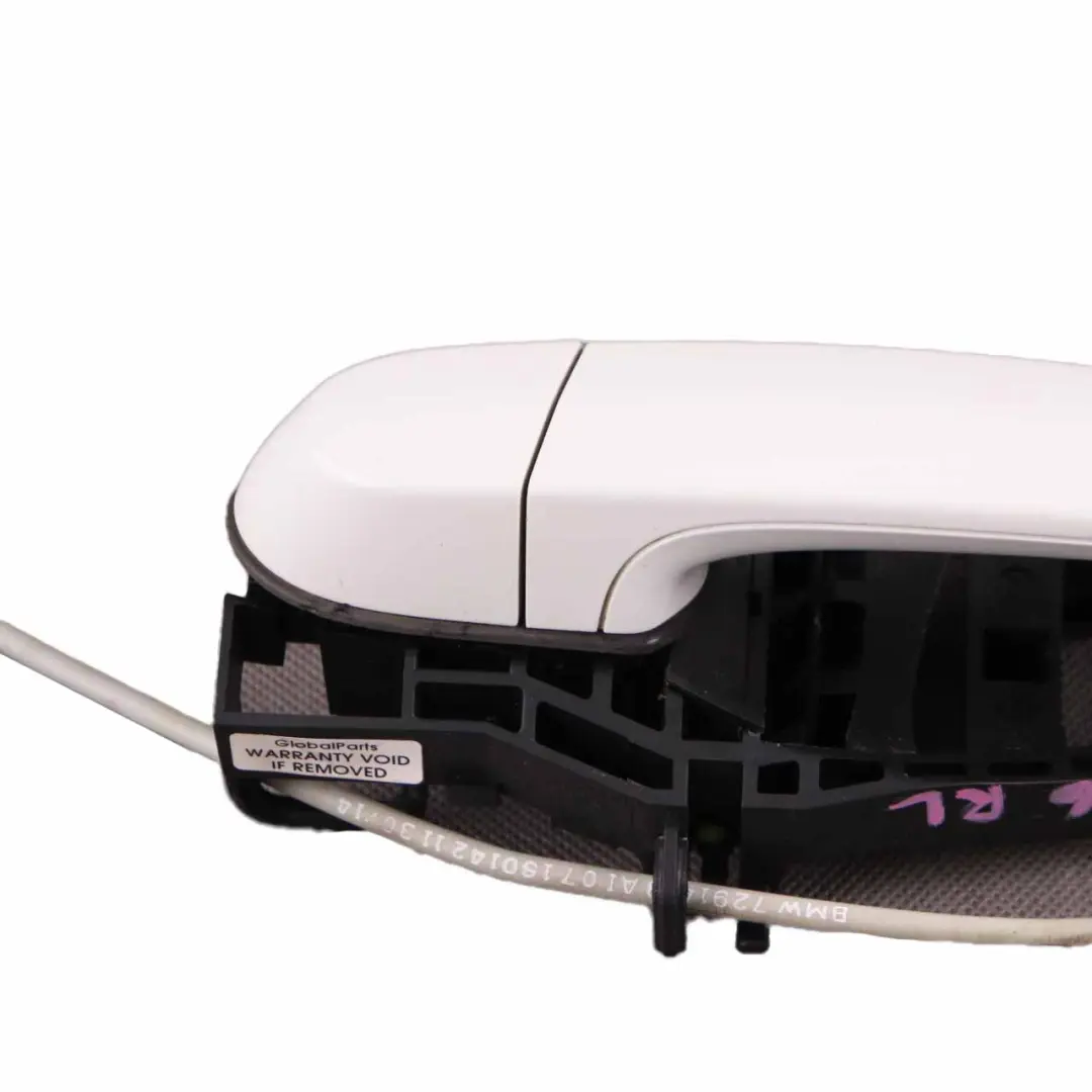 BMW F36 Puerta Agarre Trasero Izquierdo Blanco Alpino - 300 - SKU 7291413-AW - Número de pieza 7291413