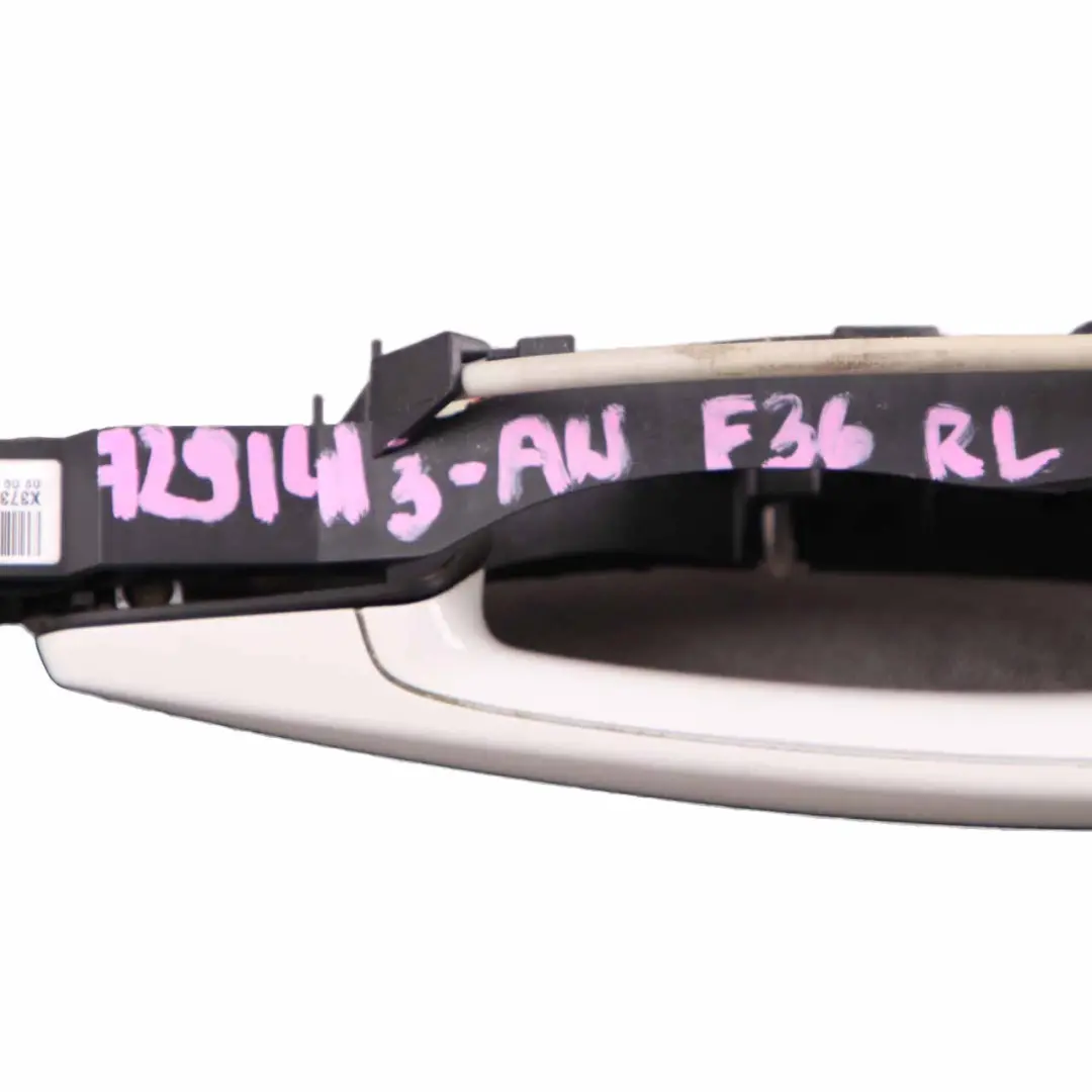 BMW F36 Türgriff Hinten Links Griff Alpinweiß - 300 - SKU 7291413-AW - Teilenummer 7291413