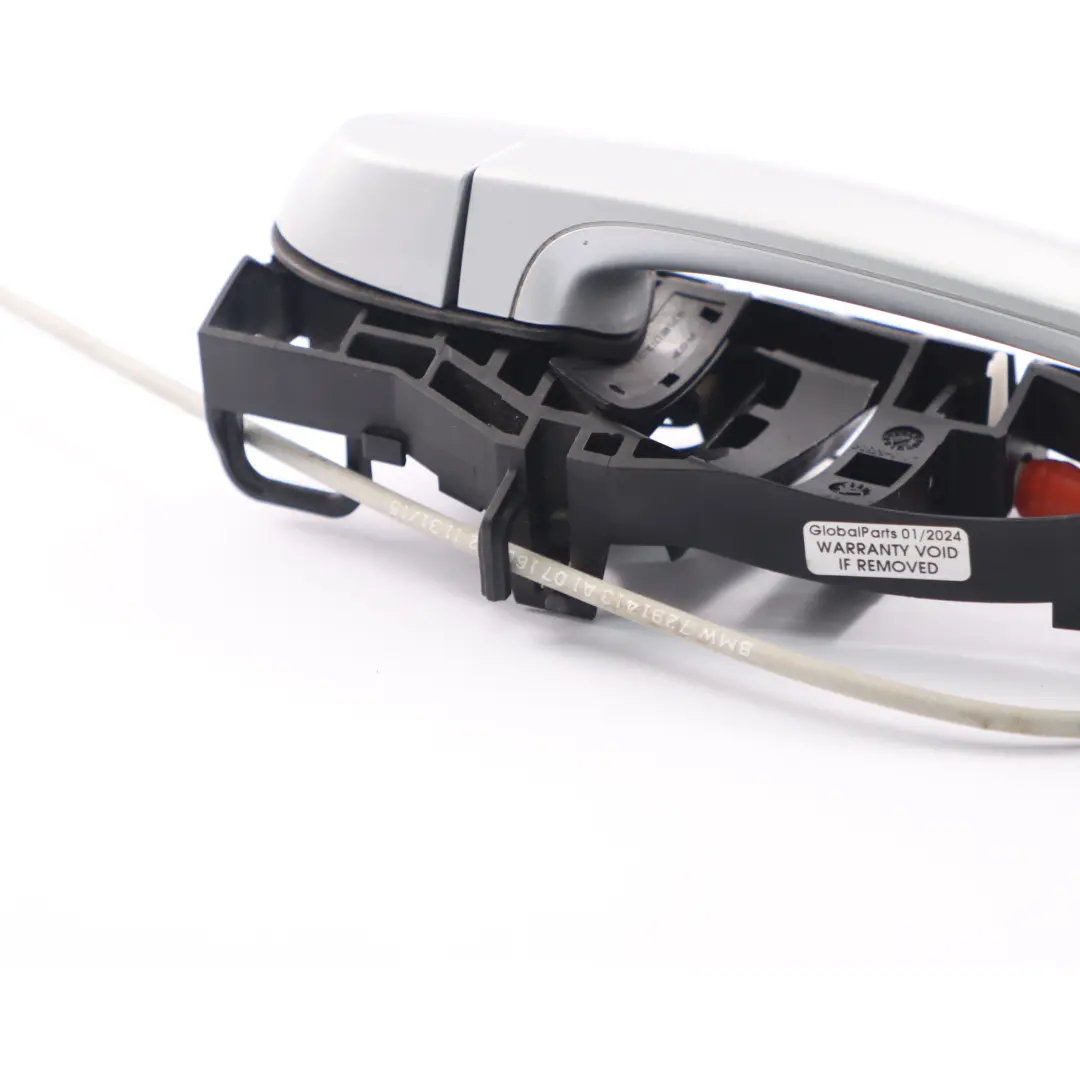 BMW F36 Maniglia porta posteriore sinistra presa esterna Glacier Argento - A83 - SKU 7291413-GSB1 - Numero di parte 7291413