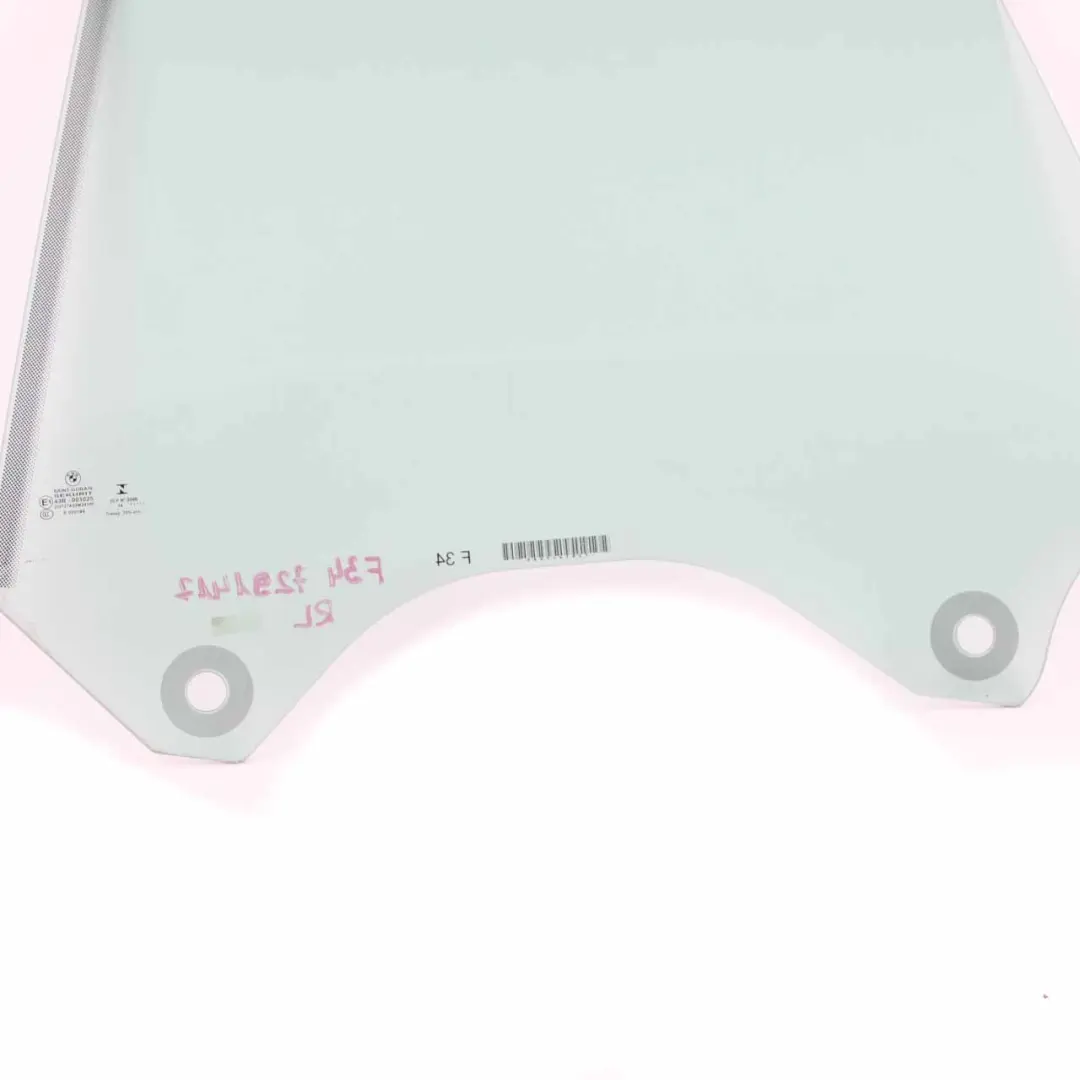Finestrino Laterale Porta Posteriore Sinistra Vetro Vetri AS2 per BMW F34 GT con numero di parte 7291417 BMW F34 GT Finestrino Laterale Porta Posteriore Sinistra Vetro Vetri AS2 - SKU 7291417 - Numero di parte 7291417