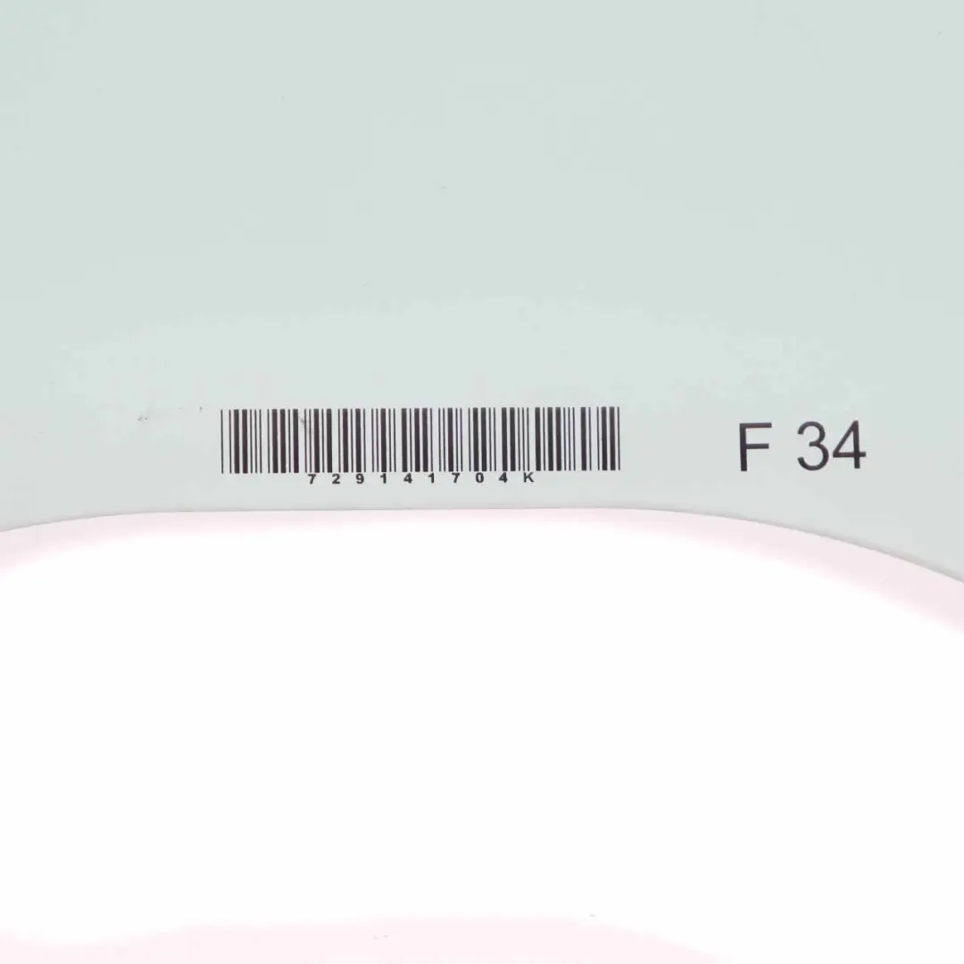BMW F34 GT Finestrino Laterale Porta Posteriore Sinistra Vetro Vetri AS2 - SKU 7291417 - Numero di parte 7291417