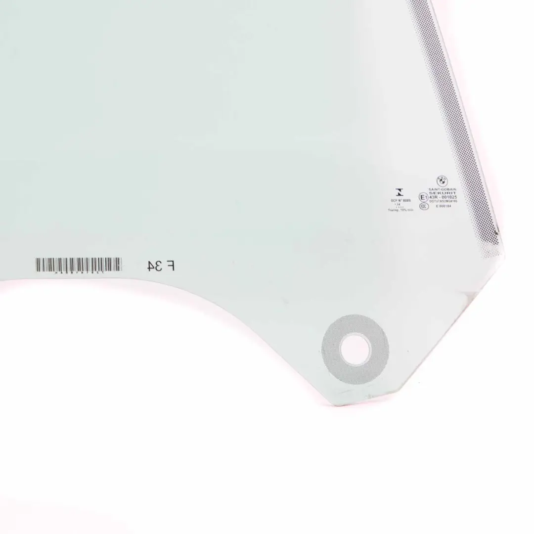 BMW F34 GT Fenêtre Latérale Porte Arrière Droite Vitrage AS2 - SKU 7291418 - Numéro de pièce 7291418