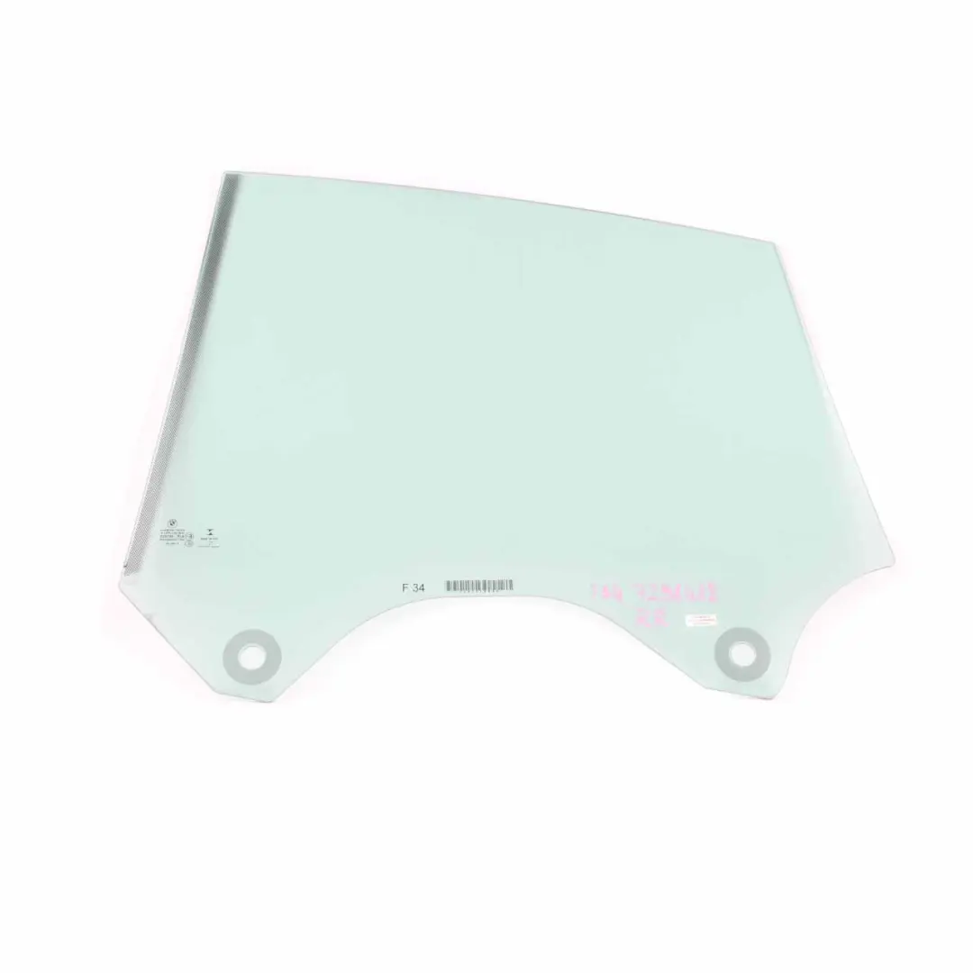 BMW F34 GT Finestrino Laterale Porta Posteriore Destra Vetro Vetri AS2 - SKU 7291418 - Numero di parte 7291418