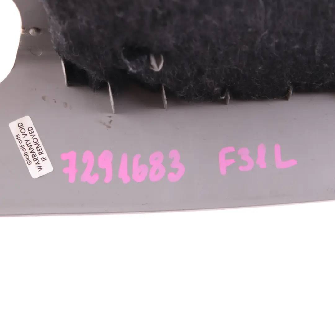 Column C Pillar Trim Rear Left N/S Everest Grey to BMW F31 LCI Cover with Part number 7291683 BMW F31 LCI Cover Column C Pillar Trim Rear Left N/S Everest Grey - SKU 7291683 - Part number 7291683