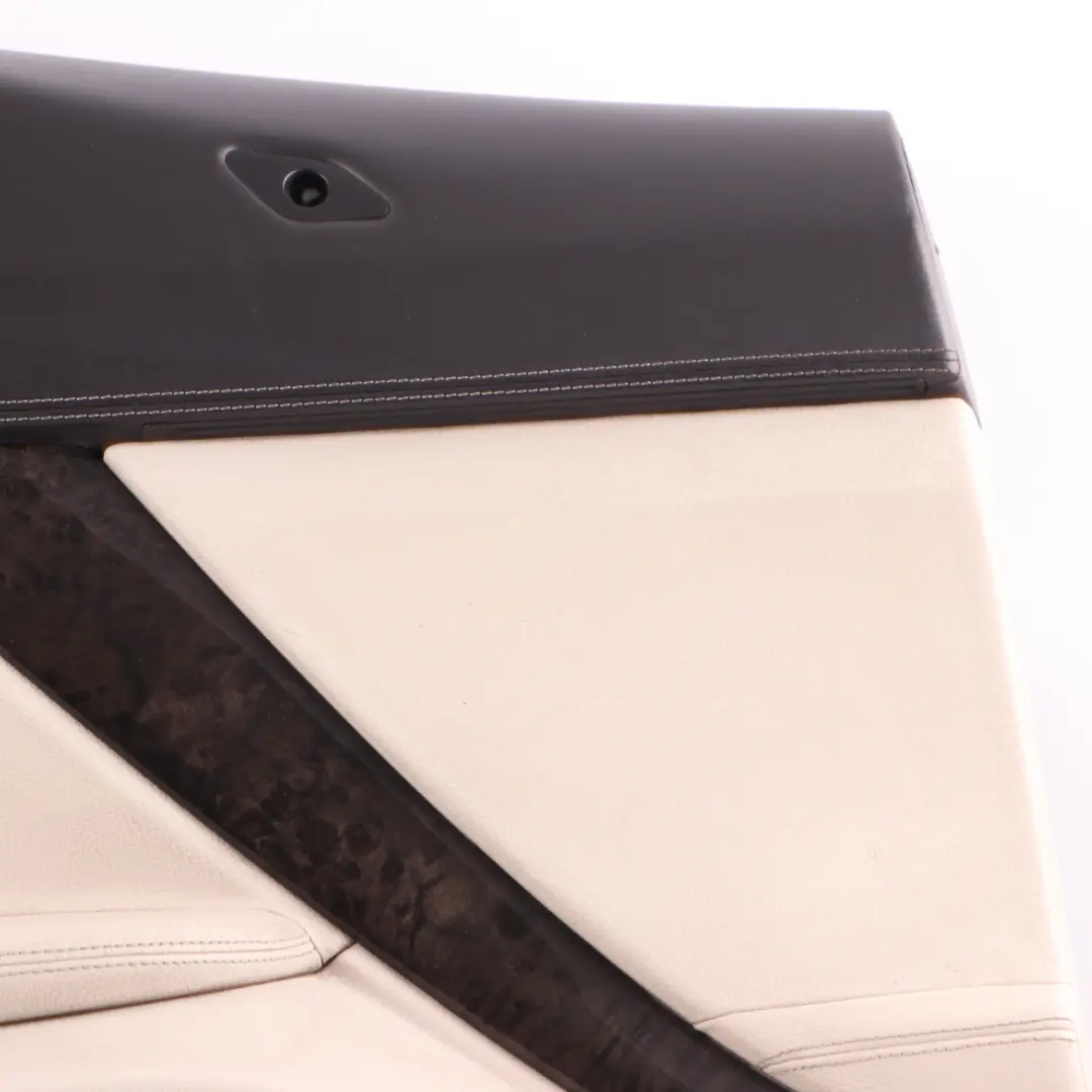 Lateral Trim Panel Rear Left N/S Side Cover HiFi Leather Ivory White to BMW F12 with Part number 7291835 BMW F12 Lateral Trim Panel Rear Left N/S Side Cover HiFi Leather Ivory White - SKU 7291835 - Part number 7291835