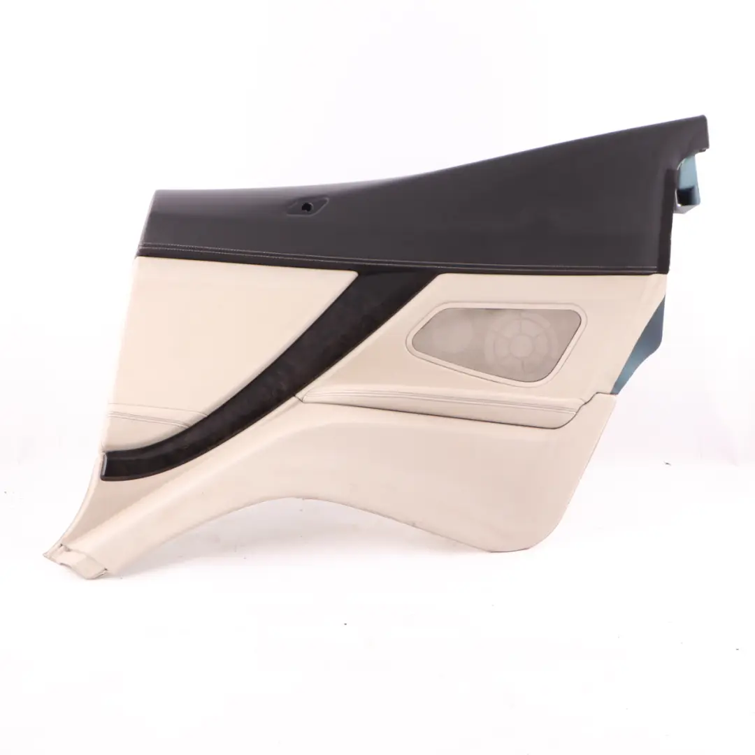 BMW F12 Lateral Trim Panel Rear Right O/S Side Cover HiFi Leather Ivory White - SKU 7291836 - Part number 7291836