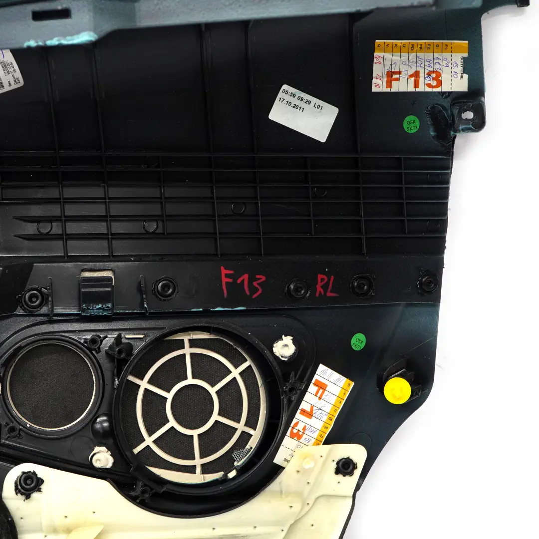BMW F13 Seitliche Verkleidung hinten links Seite Abdeckung Leder Elfenbein Weiß - SKU 7291853 - Teilenummer 7291853