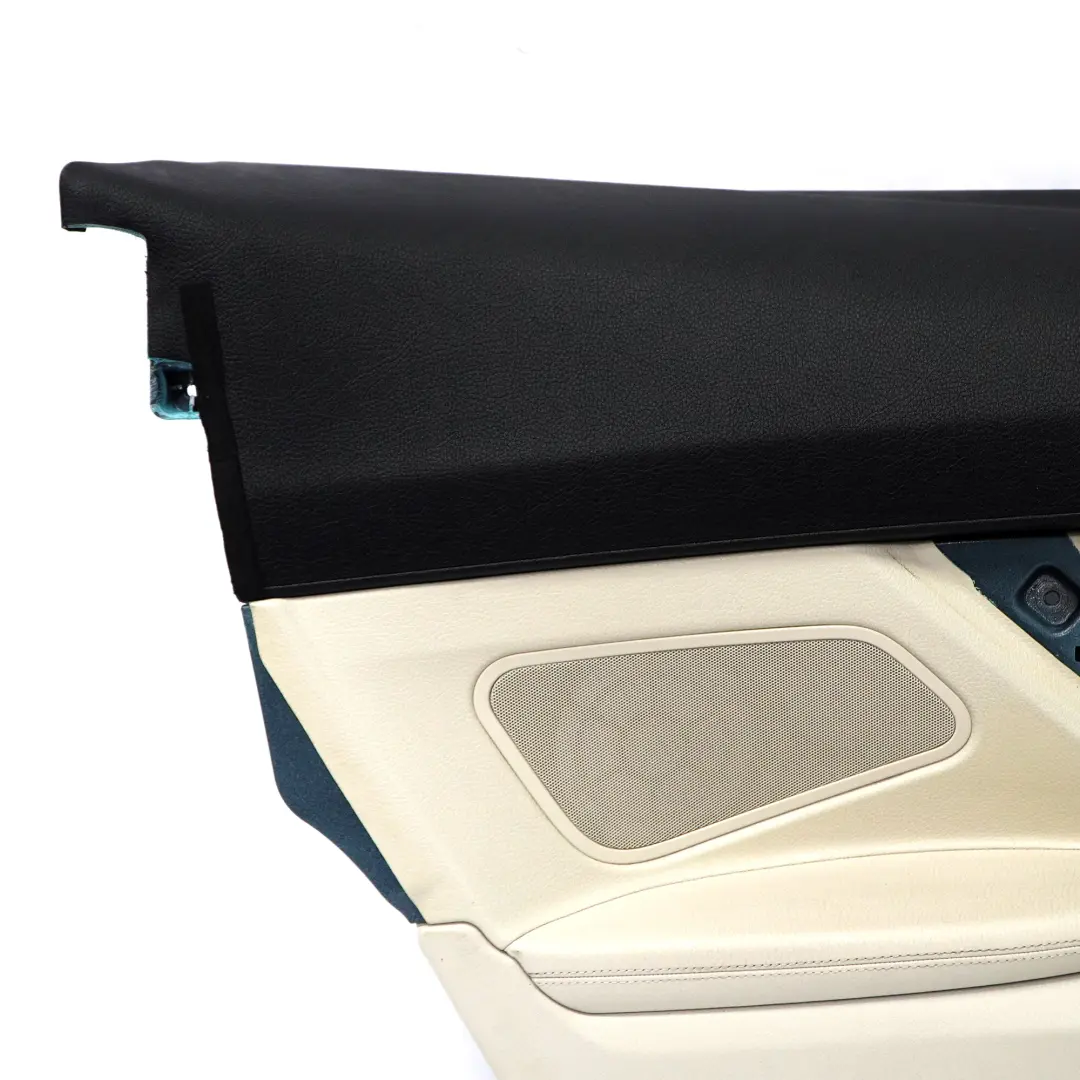 BMW F13 Panneau de garniture latérale arrière gauche Cuir ivoire blanc - SKU 7291853 - Numéro de pièce 7291853