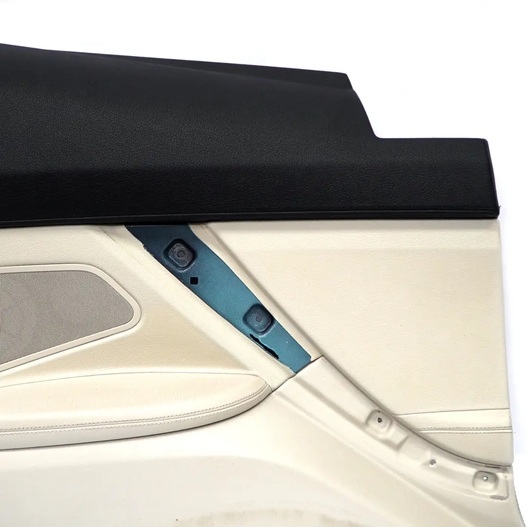 BMW F13 Seitliche Verkleidung hinten links Seite Abdeckung Leder Elfenbein Weiß - SKU 7291853 - Teilenummer 7291853