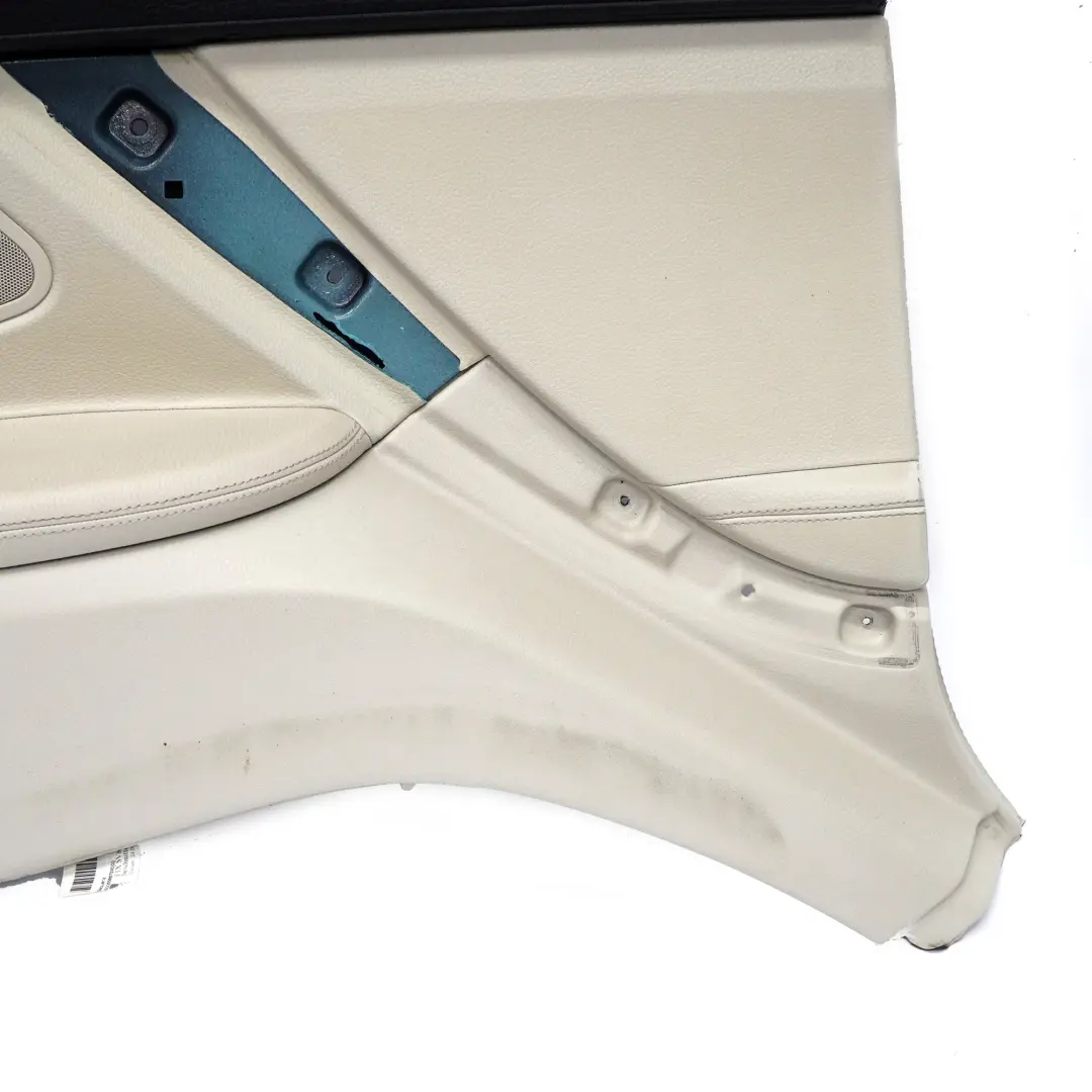 BMW F13 Seitliche Verkleidung hinten links Seite Abdeckung Leder Elfenbein Weiß - SKU 7291853 - Teilenummer 7291853