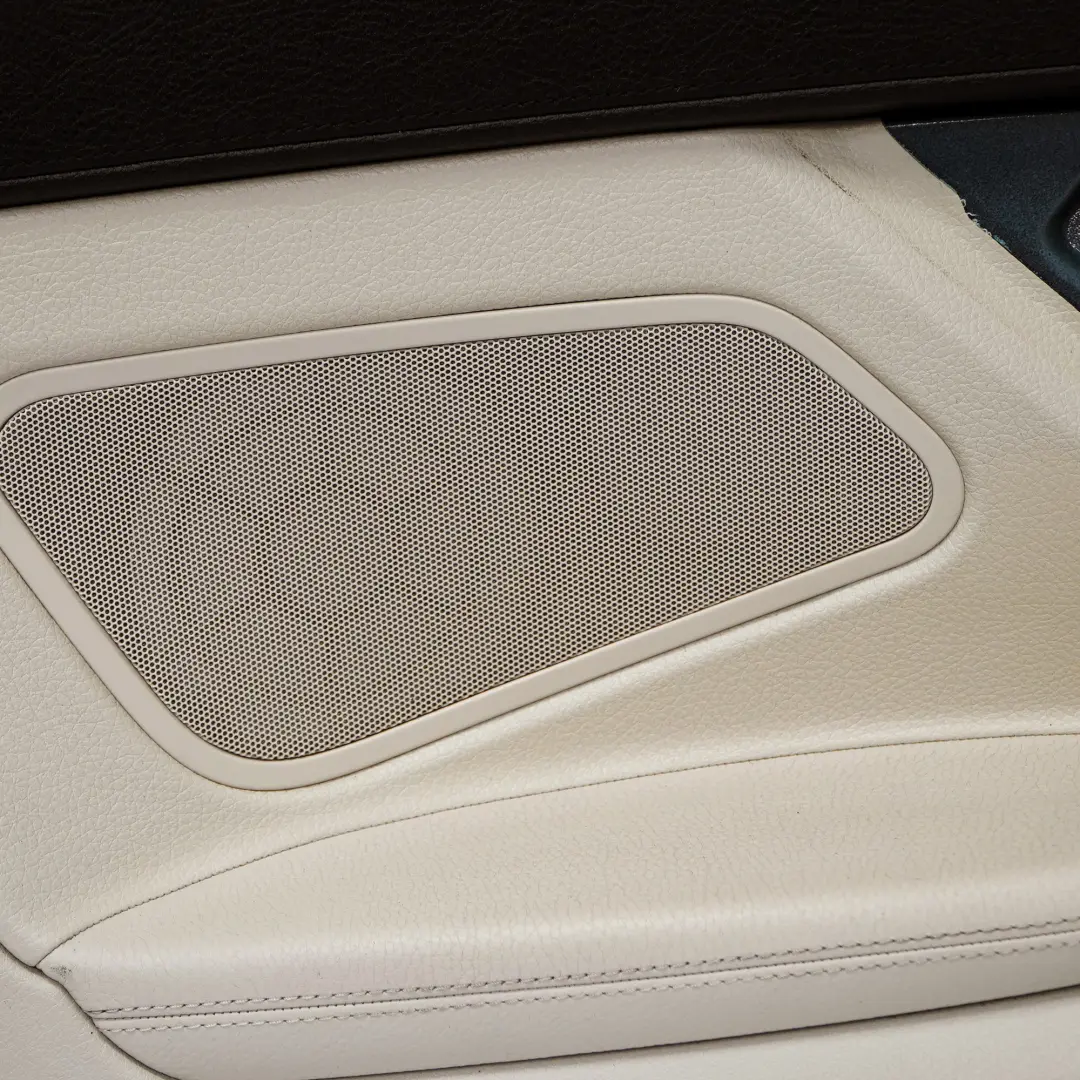 BMW F13 Seitliche Verkleidung hinten links Seite Abdeckung Leder Elfenbein Weiß - SKU 7291853 - Teilenummer 7291853