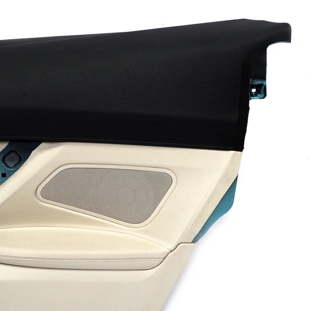 BMW F13 Panel lateral Cubierta lateral trasera derecha Cuero Ivory White - SKU 7291854 - Número de pieza 7291854