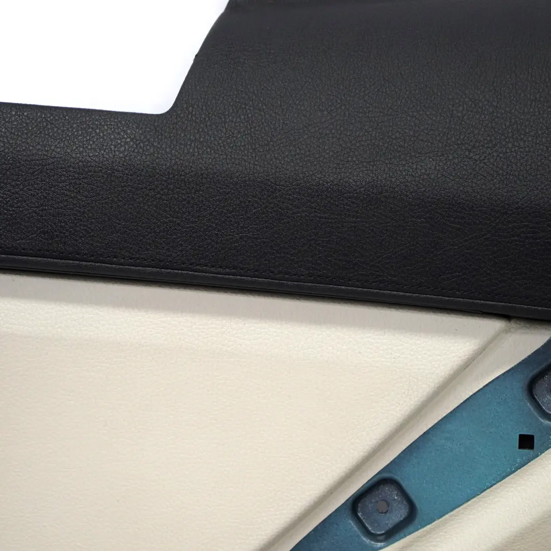 Pannello laterale posteriore destro Copertura laterale in pelle bianco per BMW F13 con numero di parte 7291854 BMW F13 Pannello laterale posteriore destro Copertura laterale in pelle bianco - SKU 7291854 - Numero di parte 7291854