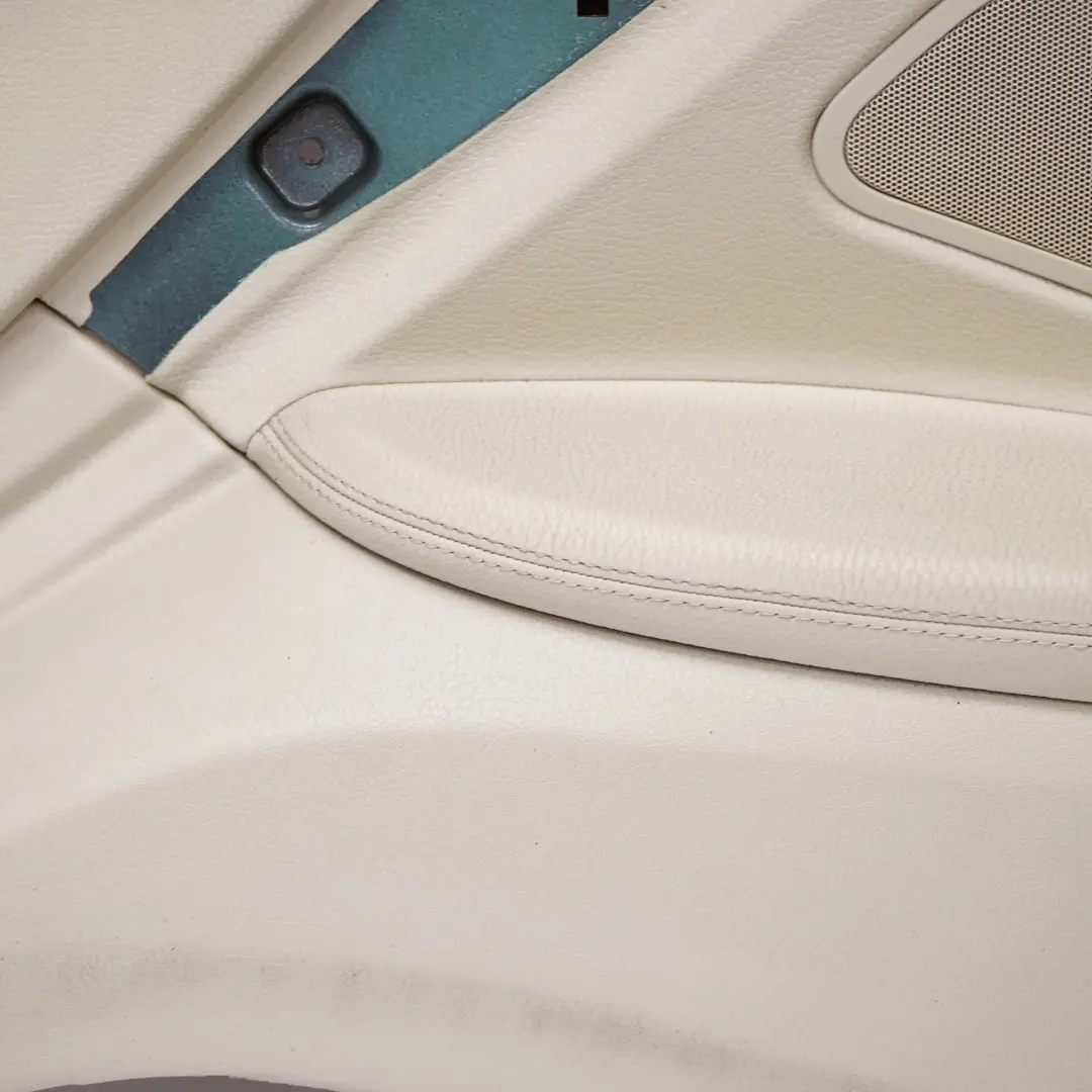 Lateral Trim Panel Rear Right O/S Side Cover Leather Ivory White to BMW F13 with Part number 7291854 BMW F13 Lateral Trim Panel Rear Right O/S Side Cover Leather Ivory White - SKU 7291854 - Part number 7291854