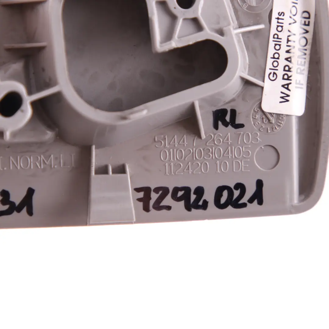 BMW F31 Cubierta Montaje Red Área de Carga Izquierda Everest Gris 7264703 - SKU 7292021 - Número de pieza 7292021