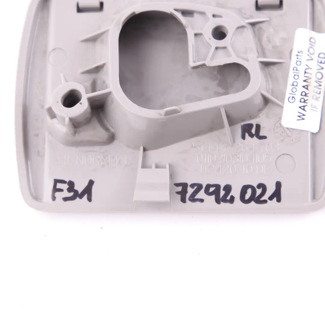 BMW F31 Cubierta Montaje Red Área de Carga Izquierda Everest Gris 7264703 - SKU 7292021 - Número de pieza 7292021