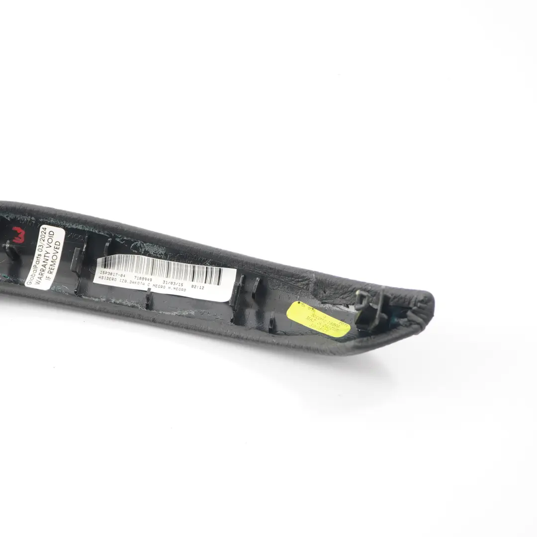 Scheda Porta Coperchio Maniglia Interna Afferrare Sinistra Pelle Nero per BMW X5 F15 con numero di parte 7292273 BMW X5 F15 Scheda Porta Coperchio Maniglia Interna Afferrare Sinistra Pelle Nero - SKU 7292273 - Numero di parte 7292273