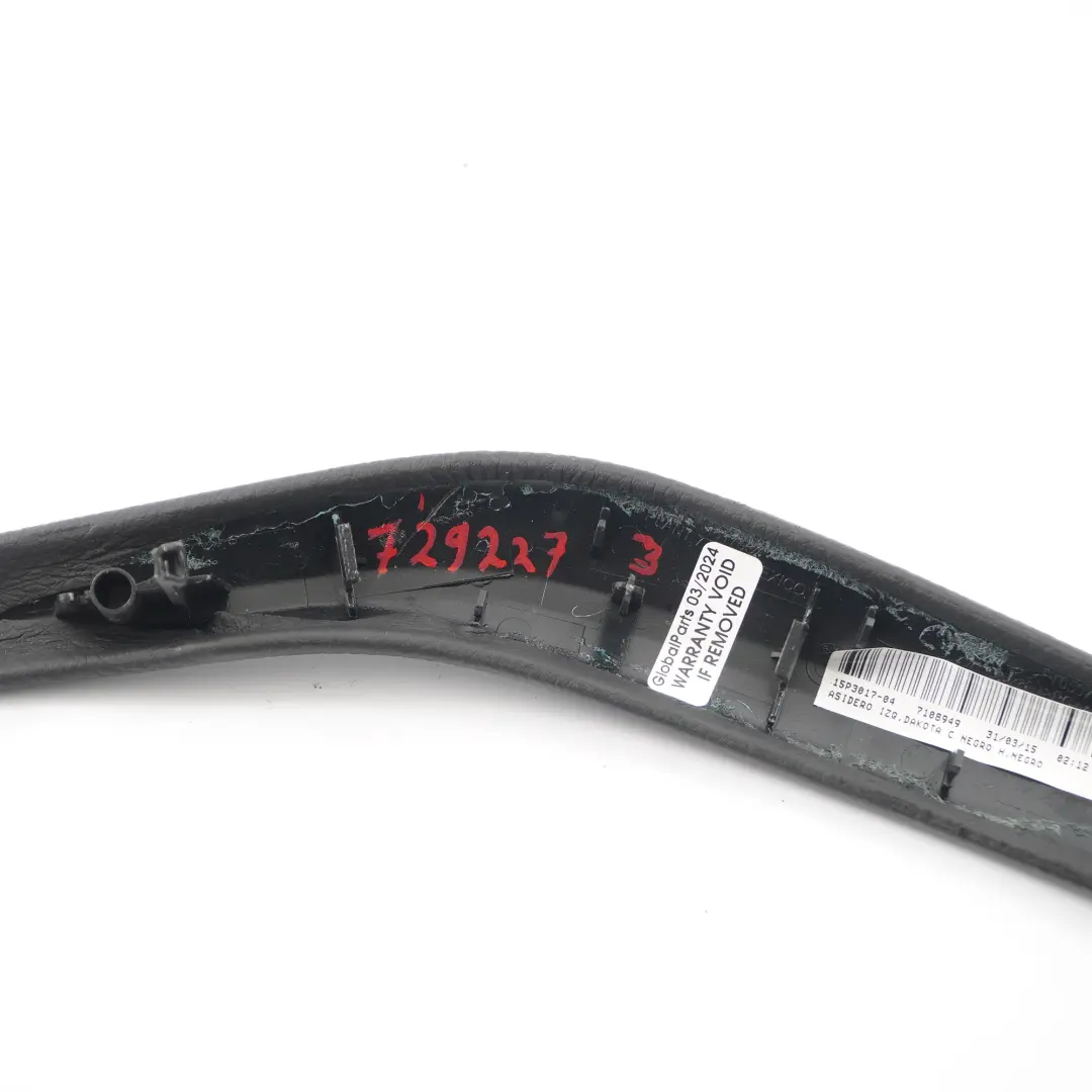 BMW X5 F15 Scheda Porta Coperchio Maniglia Interna Afferrare Sinistra Pelle Nero - SKU 7292273 - Numero di parte 7292273