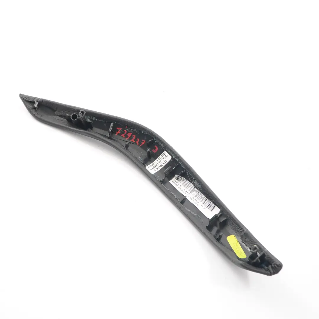 BMW X5 F15 Puerta Tarjeta Interior Manija Cubierta Agarre Izquierda Cuero Negro - SKU 7292273 - Número de pieza 7292273