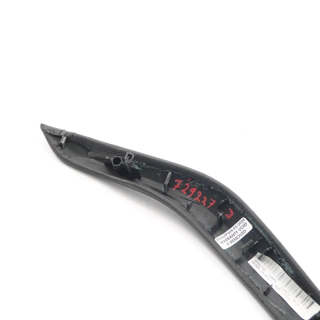 Puerta Tarjeta Interior Manija Cubierta Agarre Izquierda Cuero Negro para BMW X5 F15 con número de pieza 7292273 BMW X5 F15 Puerta Tarjeta Interior Manija Cubierta Agarre Izquierda Cuero Negro - SKU 7292273 - Número de pieza 7292273