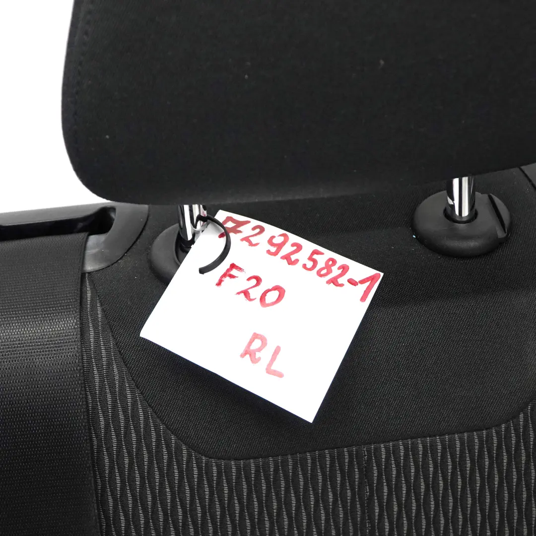BMW F20 F21 Sitz Hinten Links Lehne Bezug Stoff Schwarz Anthrazit - SKU 7292582-1 - Teilenummer 7292582
