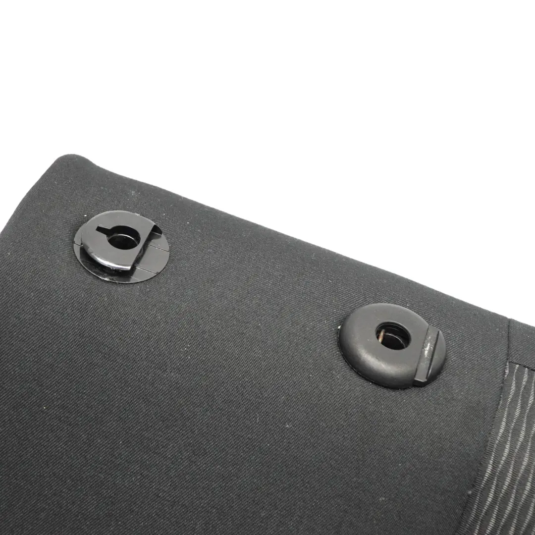 BMW F20 F21 Sitz Hinten Links Lehne Bezug Stoff Schwarz Anthrazit - SKU 7292582-1 - Teilenummer 7292582