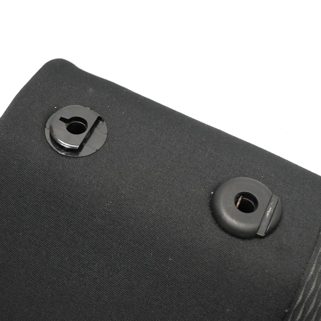 BMW F20 F21 Sitz Hinten Links Lehne Bezug Stoff Schwarz Anthrazit - SKU 7292582-1 - Teilenummer 7292582