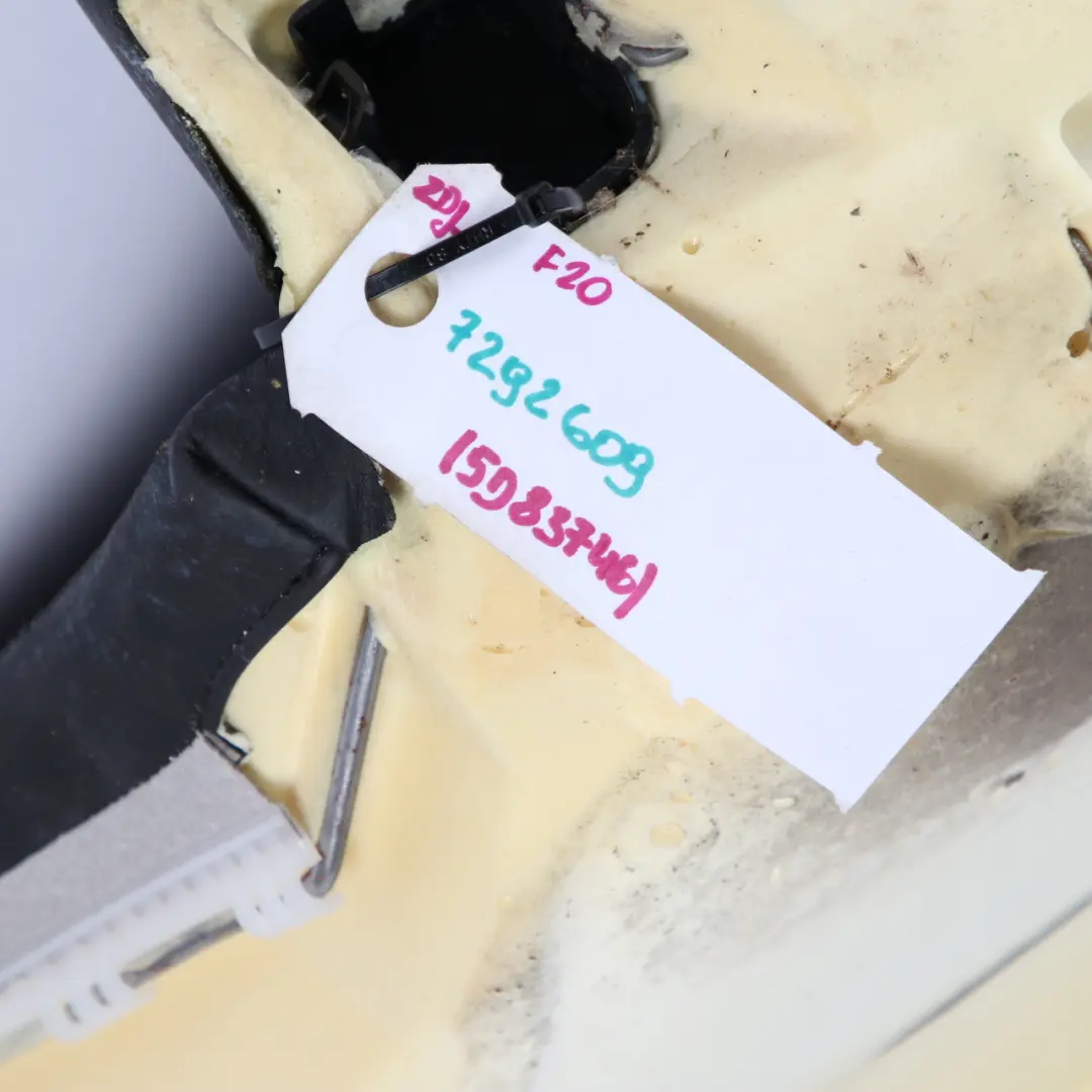 Asiento trasero Sofá Sofá de cuero Dakota Negro para BMW F20 con número de pieza 7292609 BMW F20 Asiento trasero Sofá Sofá de cuero Dakota Negro - SKU 7292609 - Número de pieza 7292609