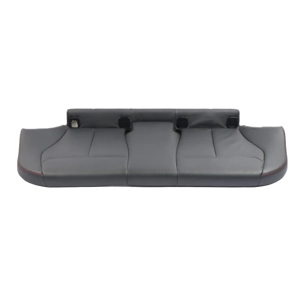 BMW F20 Asiento Trasero Banco Sofá Funda Cuero Dakota Negro Hilo Rojo