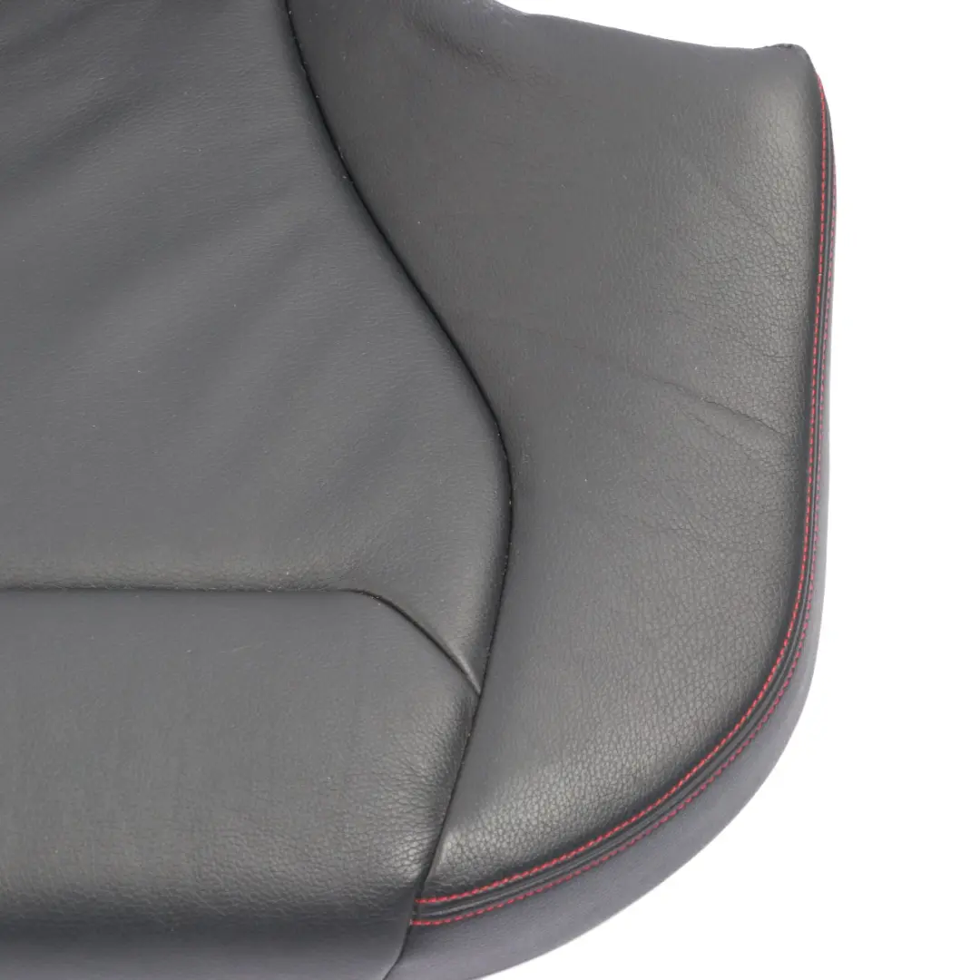 BMW F20 Rücksitzbank Couch Sofabezug Leder Dakota Schwarz Roter Faden - SKU 7292611 - Teilenummer 7292611