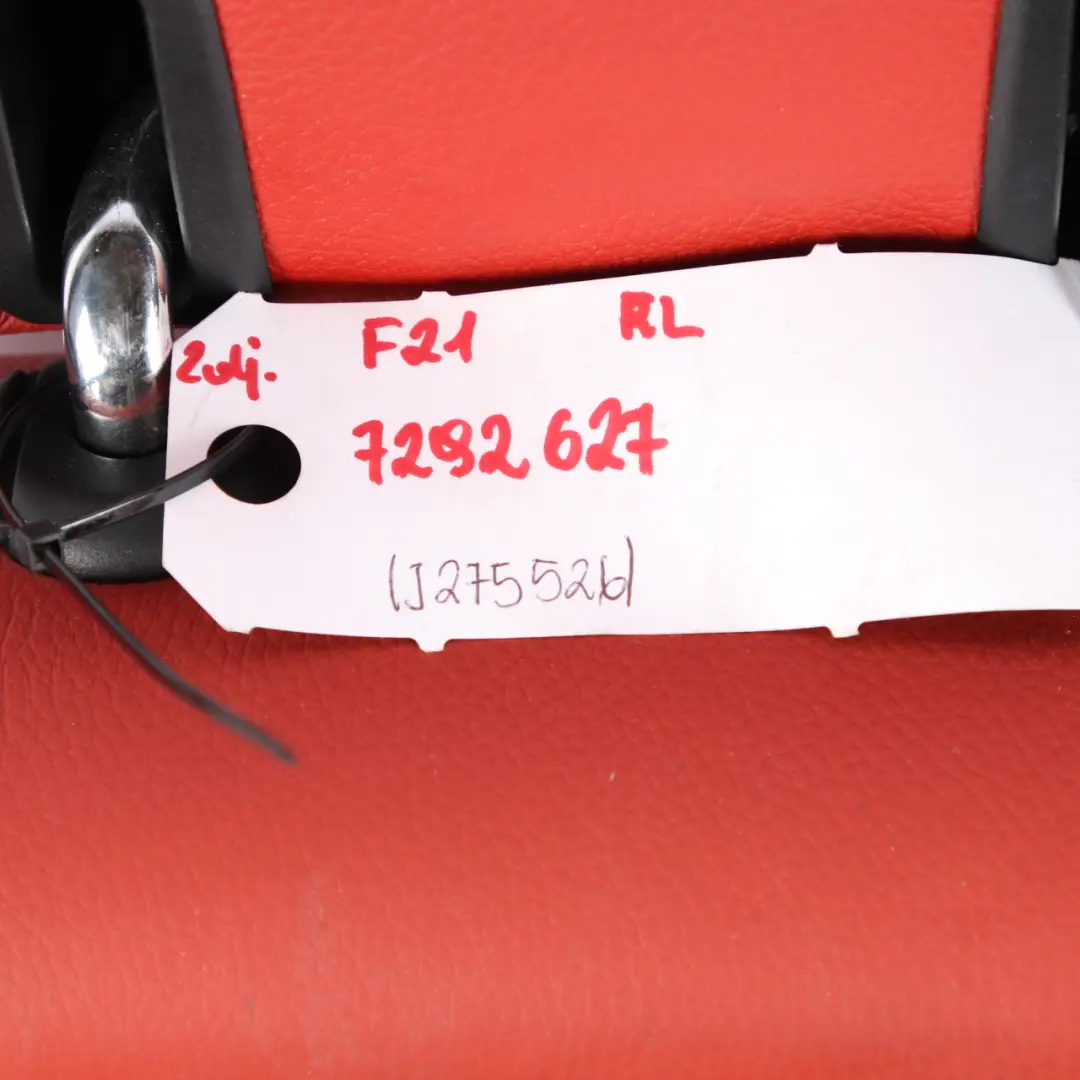 Backrest Left N/S Bench Cover F21 Leather Dakota Coral Red to BMW F20 Rear Seat with Part number 7292627 BMW F20 Rear Seat Backrest Left N/S Bench Cover F21 Leather Dakota Coral Red - SKU 7292627 - Part number 7292627
