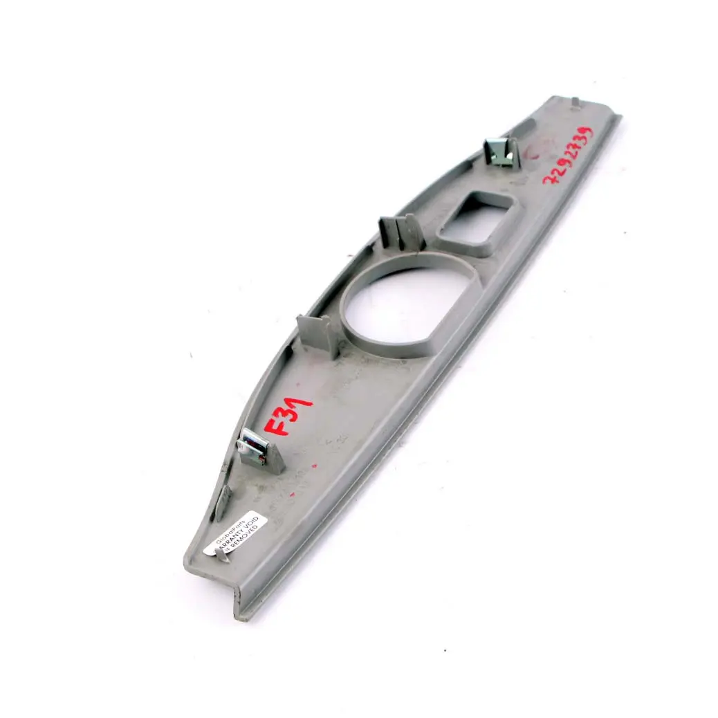 Maletero Trasero Cubre Motor Limpiaparabrisas Recubrimiento Gris 7263136 para BMW F31 con número de pieza 7292739 BMW F31 Maletero Trasero Cubre Motor Limpiaparabrisas Recubrimiento Gris 7263136 - SKU 7292739 - Número de pieza 7292739