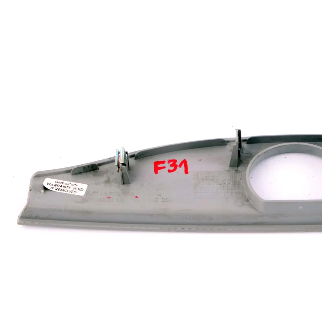 BMW F31 Maletero Trasero Cubre Motor Limpiaparabrisas Recubrimiento Gris 7263136 - SKU 7292739 - Número de pieza 7292739