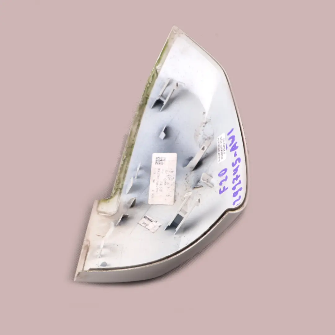 BMW F36 Left N/S Wing Mirror Cover Cap Trim Alpinweiss 3 - 300 7332126 - SKU 7292745-AW1 - Part number 7292745