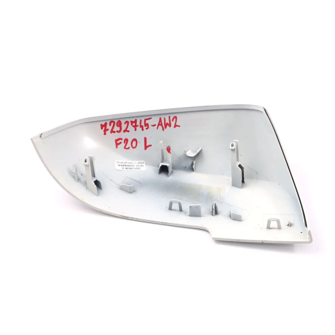 Osłona Obudowa Lusterka Lewa Biała do BMW F20 F30 o numerze 7292745 BMW F20 F30 Osłona Obudowa Lusterka Lewa Biała - SKU 7292745-AW2 - Numer Części 7292745