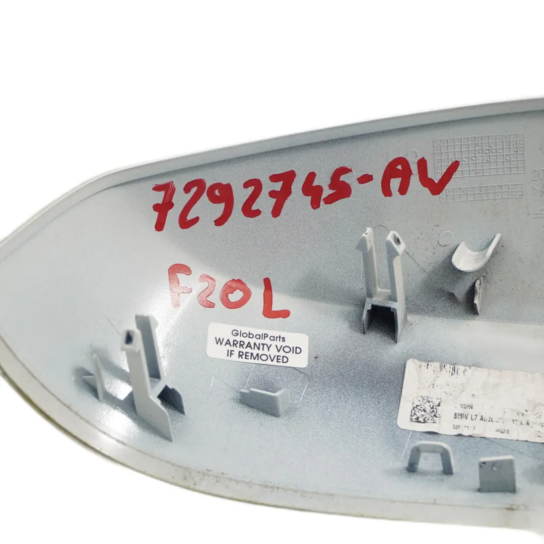 Tapa Espejo BMW F20 F30 Tapa Carcasa Izquierda Alpinweiss Alpine Blanco 300 para con número de pieza 7292745 Tapa Espejo BMW F20 F30 Tapa Carcasa Izquierda Alpinweiss Alpine Blanco 300 - SKU 7292745-AW - Número de pieza 7292745