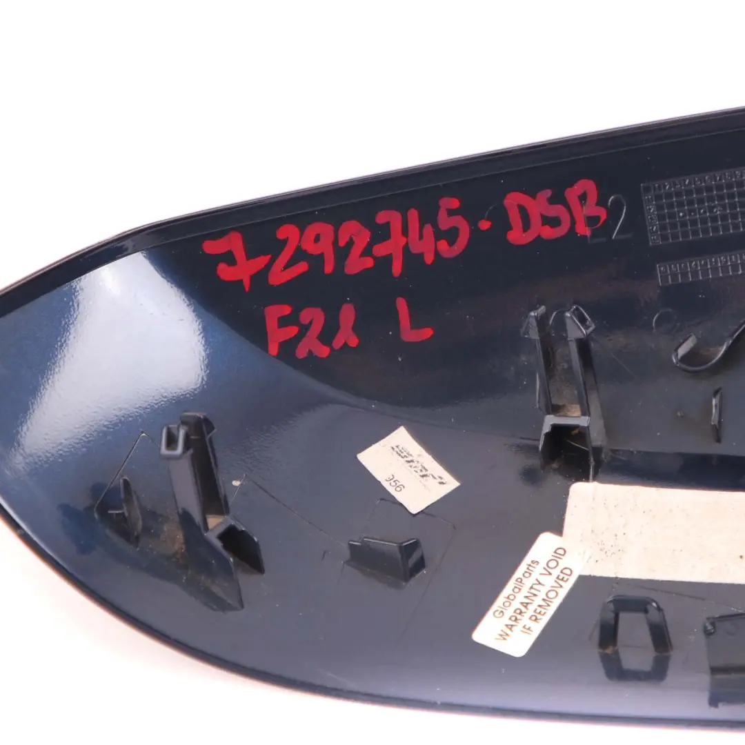 Wing Mirror Cover BMW F20 F30 Cap Casing Left N/S Tiefseeblau Deep Sea Blue A76 to with Part number 7292745 Wing Mirror Cover BMW F20 F30 Cap Casing Left N/S Tiefseeblau Deep Sea Blue A76 - SKU 7292745-DSB - Part number 7292745